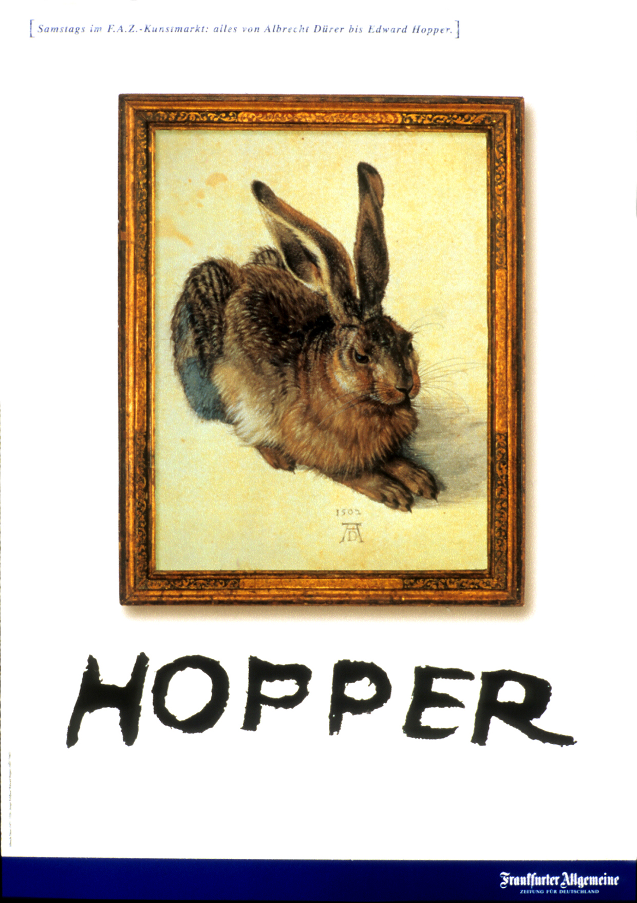 2 Edward Hopper Frankfurter Allgemeine Zeitung FAZ Scholz & Friends Edward Hopper Albrecht Dürer